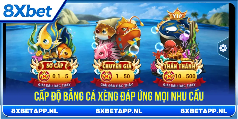 Bắn cá Xèng cấp độ phong phú cho mọi đối tượng chơi