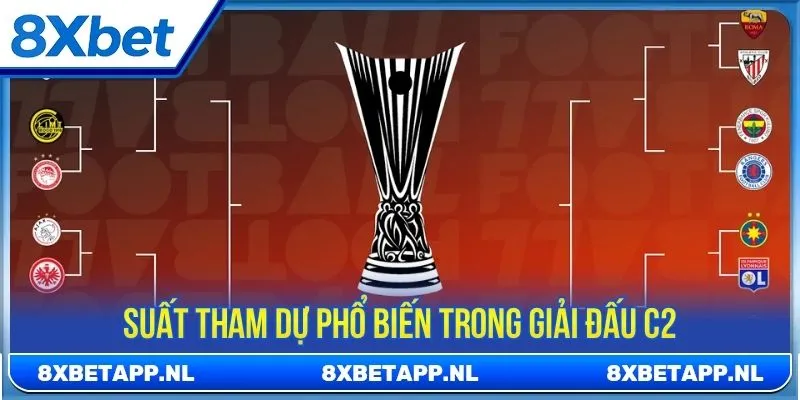 Suất tham dự phổ biến trong giải đấu C2