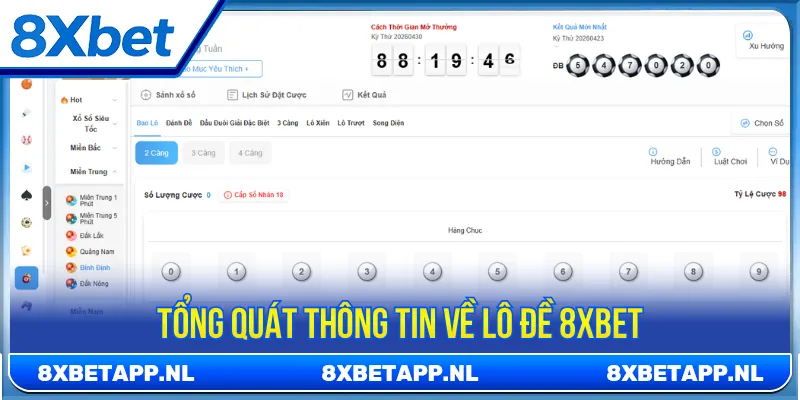 Tổng quát thông tin về lô đề 8XBET