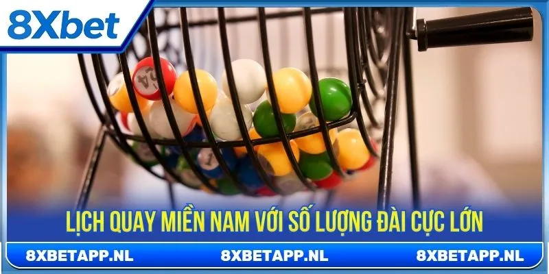 Lịch quay miền Nam với số lượng đài cực lớn